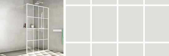 FIJOS NORDIC 28 Decorado vidrio satinado