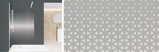 FIJOS NORDIC 27 Decorado vidrio satinado