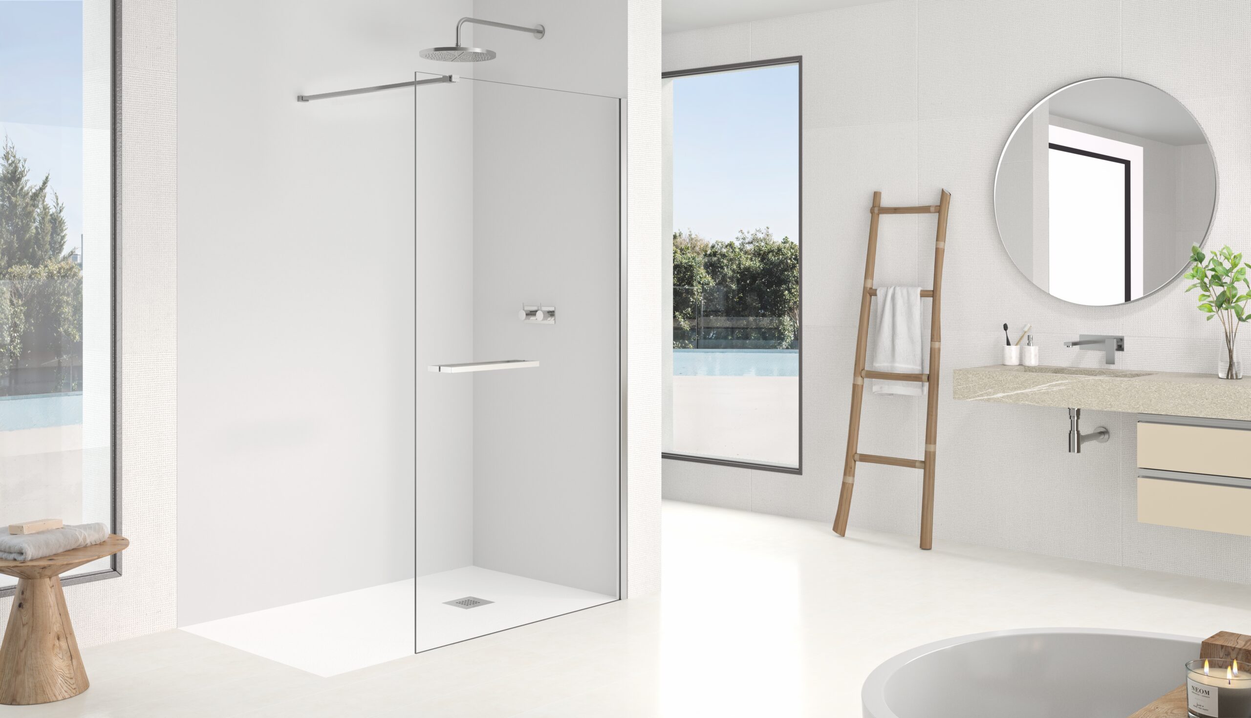 Mampara Doccia Mindanao Walk-In 2 Mampara Doccia Mindanao Walk-In