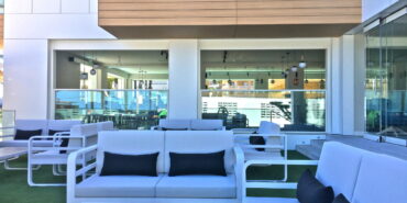 Sistema de ventana guillotina de cristal